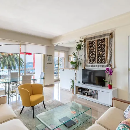 Nice Port Apartment With Sea View Terracce Parking One Bedroom