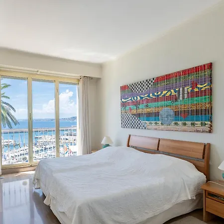 Daire Nice Port Apartment With Sea View Terracce Parking One Bedroom