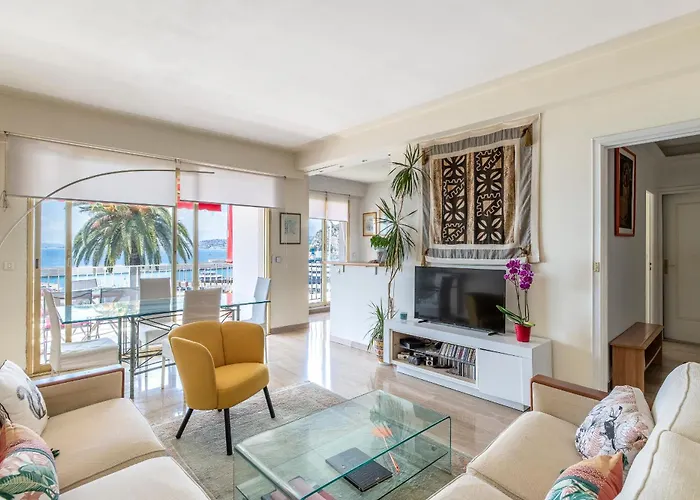 Nice Port Apartment With Sea View Terracce Parking One Bedroom