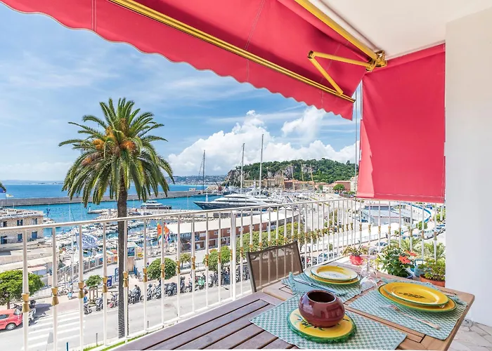 Nice Port Apartment With Sea View Terracce Parking One Bedroom Nice
